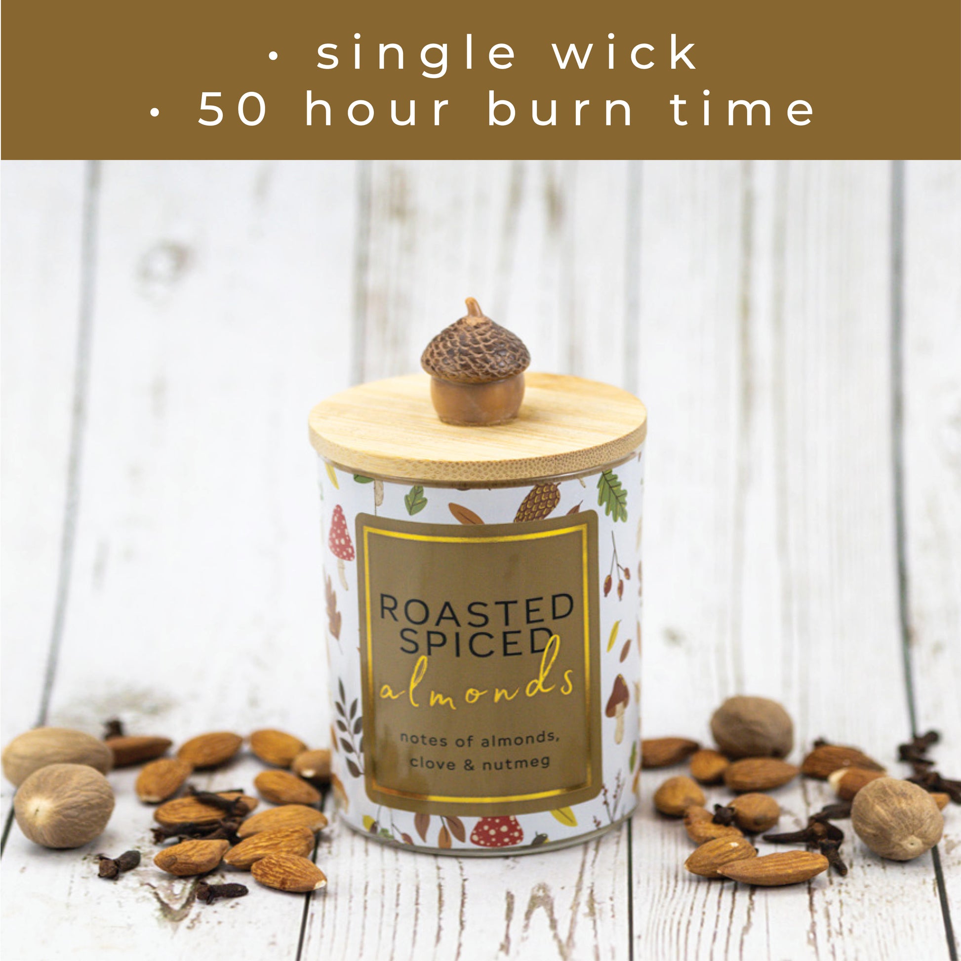 Roasted Spiced Almonds - Seasonal Candle