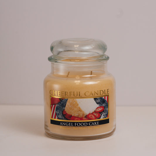 Angel Food Cake Scented Candle -16 oz, Double Wick, Cheerful Candle