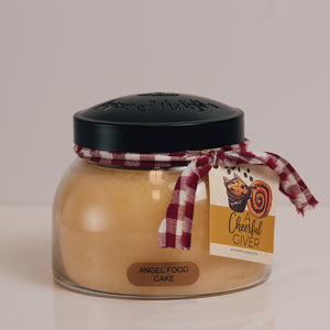 Angel Food Cake Scented Candle - 22 oz, Double Wick, Mama Jar