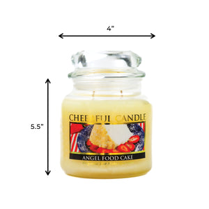 Angel Food Cake - 16 oz Cheerful Candle
