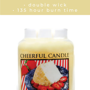 Angel Food Cake - 24 oz Cheerful Candle