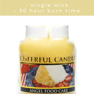 Angel Food Cake - 6 oz Cheerful Candle