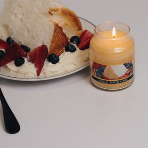 Angel Food Cake - 6 oz Cheerful Candle