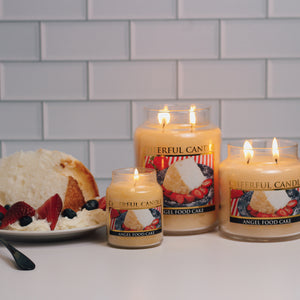 Angel Food Cake Scented Candle - 6 oz, Single Wick, Cheerful Candle