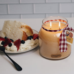 Angel Food Cake - 34 oz, Double Wick, Papa Jar