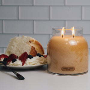 Angel Food Cake - 34 oz, Double Wick, Papa Jar