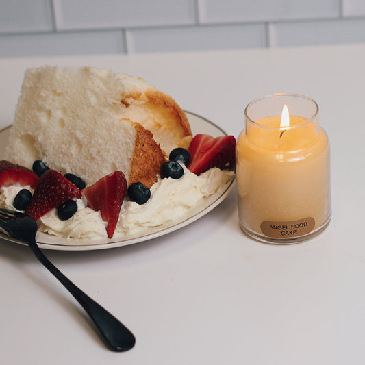 Angel Food Cake Scented Candle - 6 oz, Single Wick, Baby Jar