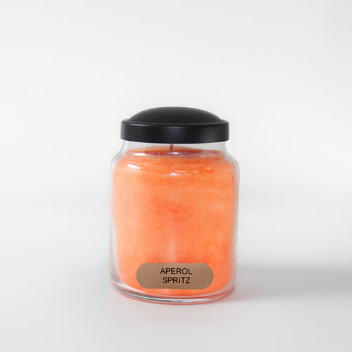 Aperol Spritz Scented Candle - 6 oz, Single Wick, Baby Jar