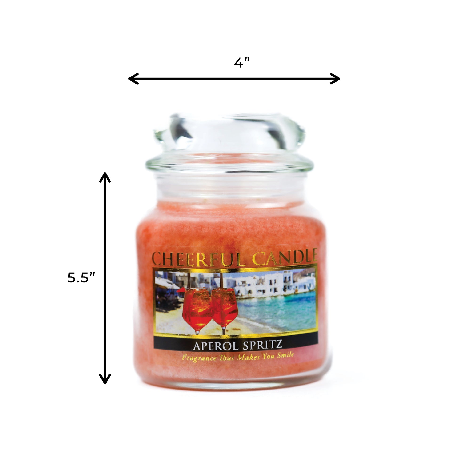 Aperol Spritz - 16 oz Cheerful Candle