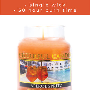 Aperol Spritz - 6 oz Cheerful Candle