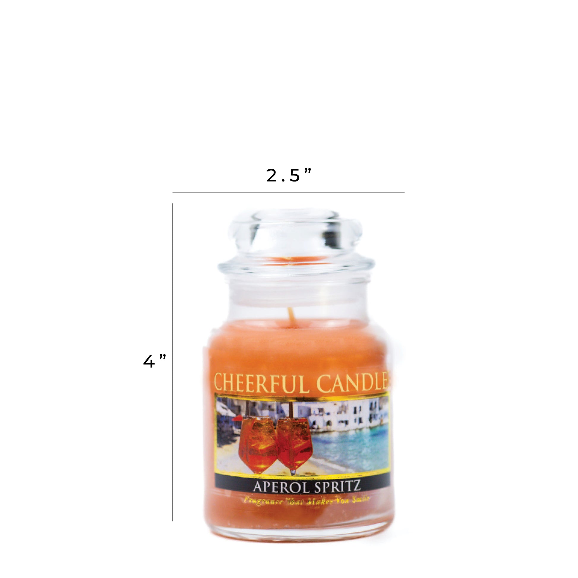 Aperol Spritz - 6 oz Cheerful Candle