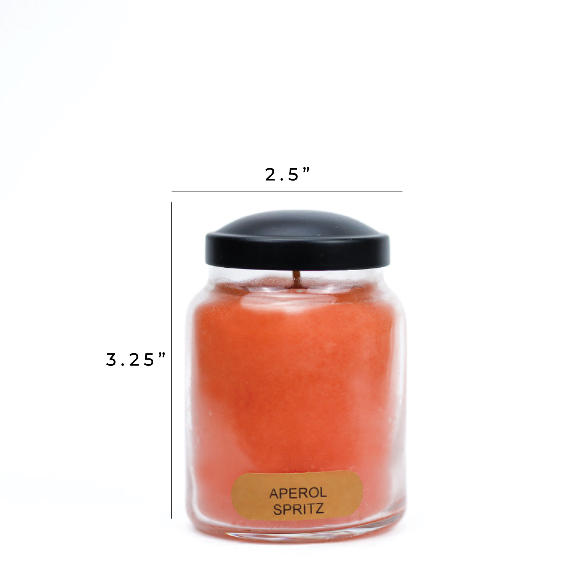 Aperol Spritz - 6 oz Baby Candle