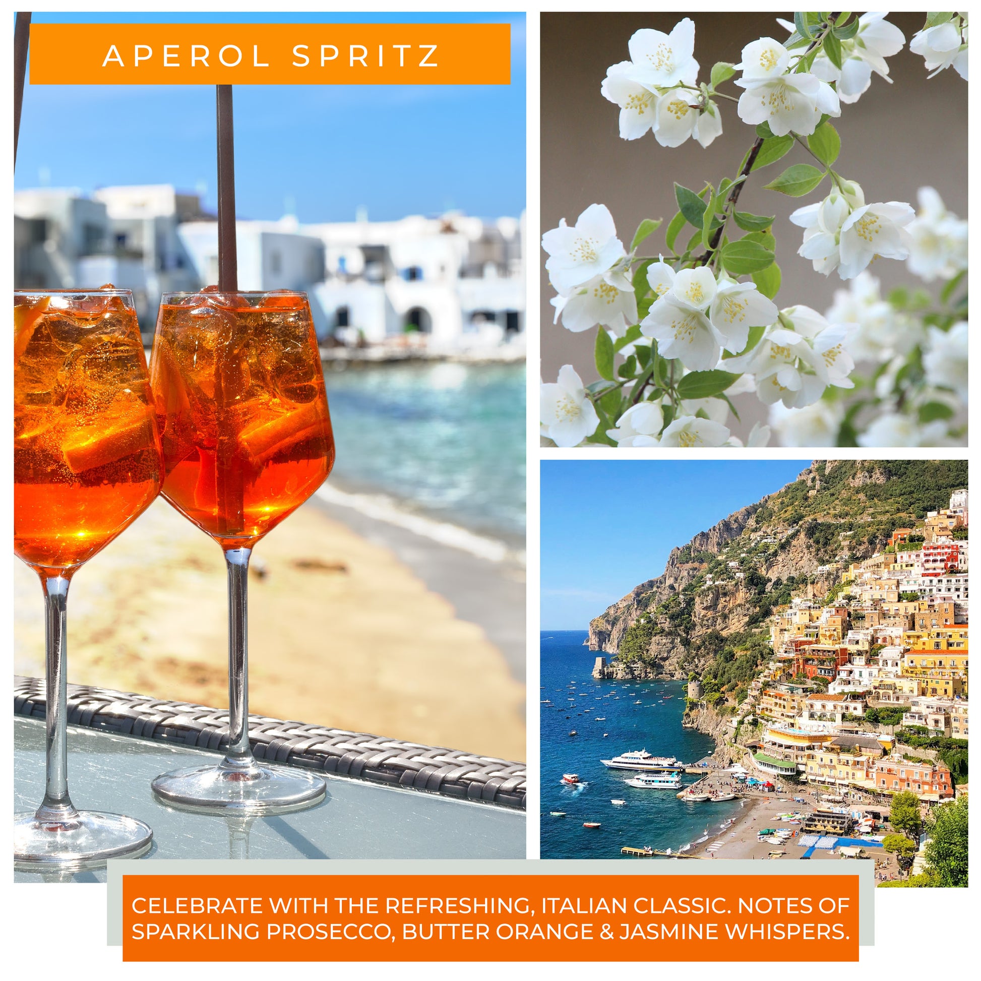 Aperol Spritz - 22 oz Mama Candle