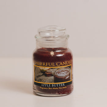 Apple Butter Scented Candle - 6 oz, Single Wick, Cheerful Candle