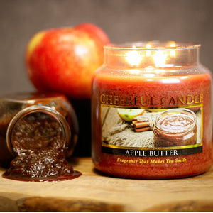 Apple Butter Scented Candle -16 oz, Double Wick, Cheerful Candle