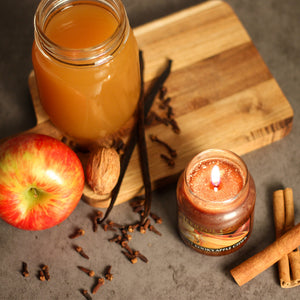 Aunt Kook's Apple Cider - 6 oz Cheerful Candle