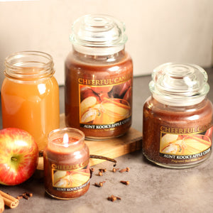 Aunt Kook's Apple Cider - 6 oz Cheerful Candle