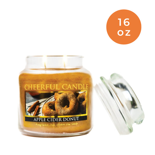 Apple Cider Donut - 16 oz Cheerful Candle