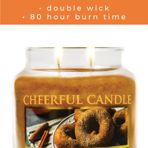 Apple Cider Donut - 16 oz Cheerful Candle