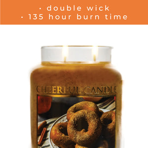 Apple Cider Donut - 24 oz Cheerful Candle