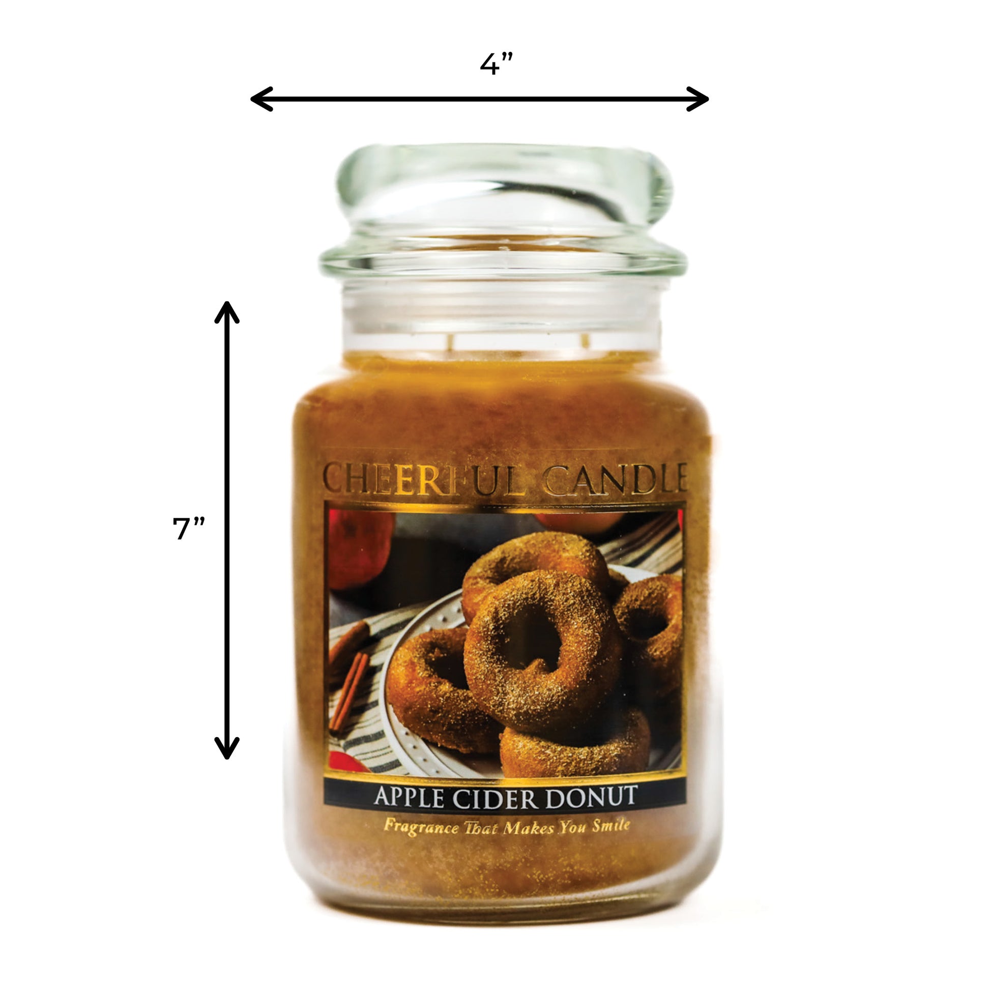 Apple Cider Donut - 24 oz Cheerful Candle