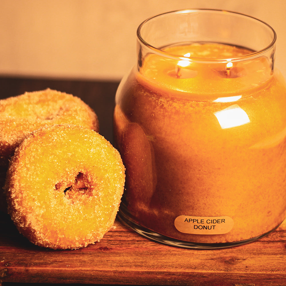 Apple Cider Donut - 34 oz, Double Wick, Papa Jar