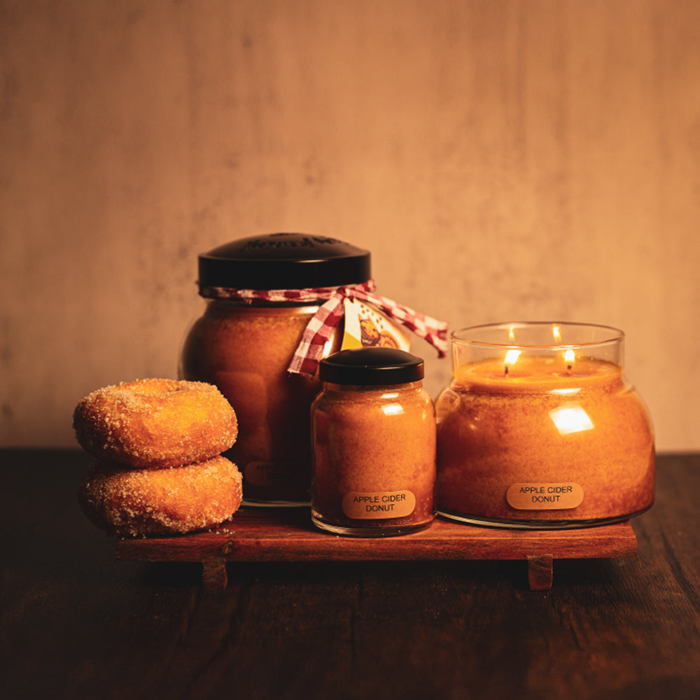 Apple Cider Donut - 34 oz, Double Wick, Papa Jar