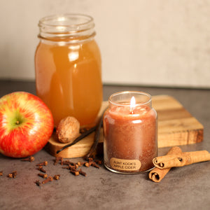 Aunt Kook's Apple Cider - 6 oz Baby Candle