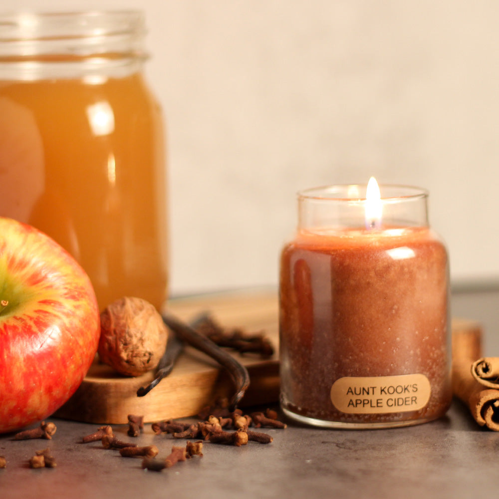 Aunt Kook's Apple Cider - 6 oz Baby Candle