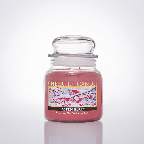 Aspen Berry Scented Candle -16 oz, Double Wick, Cheerful Candle