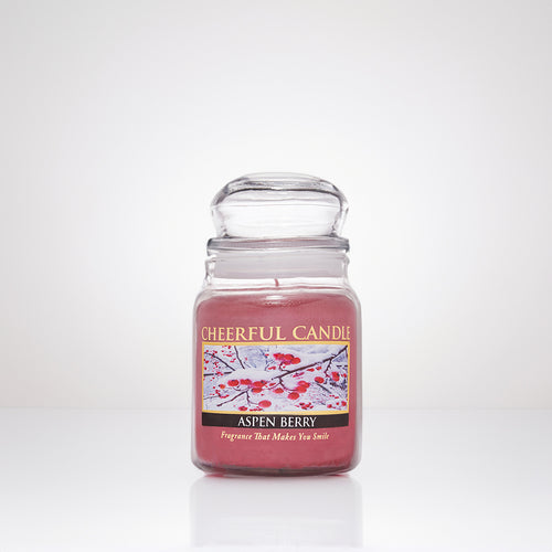 Aspen Berry Scented Candle - 6 oz, Single Wick, Cheerful Candle