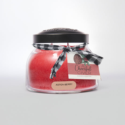 Aspen Berry Scented Candle - 22 oz, Double Wick, Mama Jar