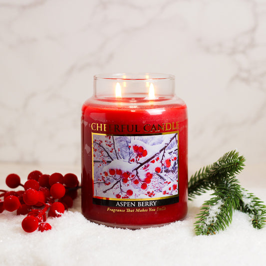 Aspen Berry - 24 oz Cheerful Candle