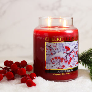 Aspen Berry - 24 oz Cheerful Candle