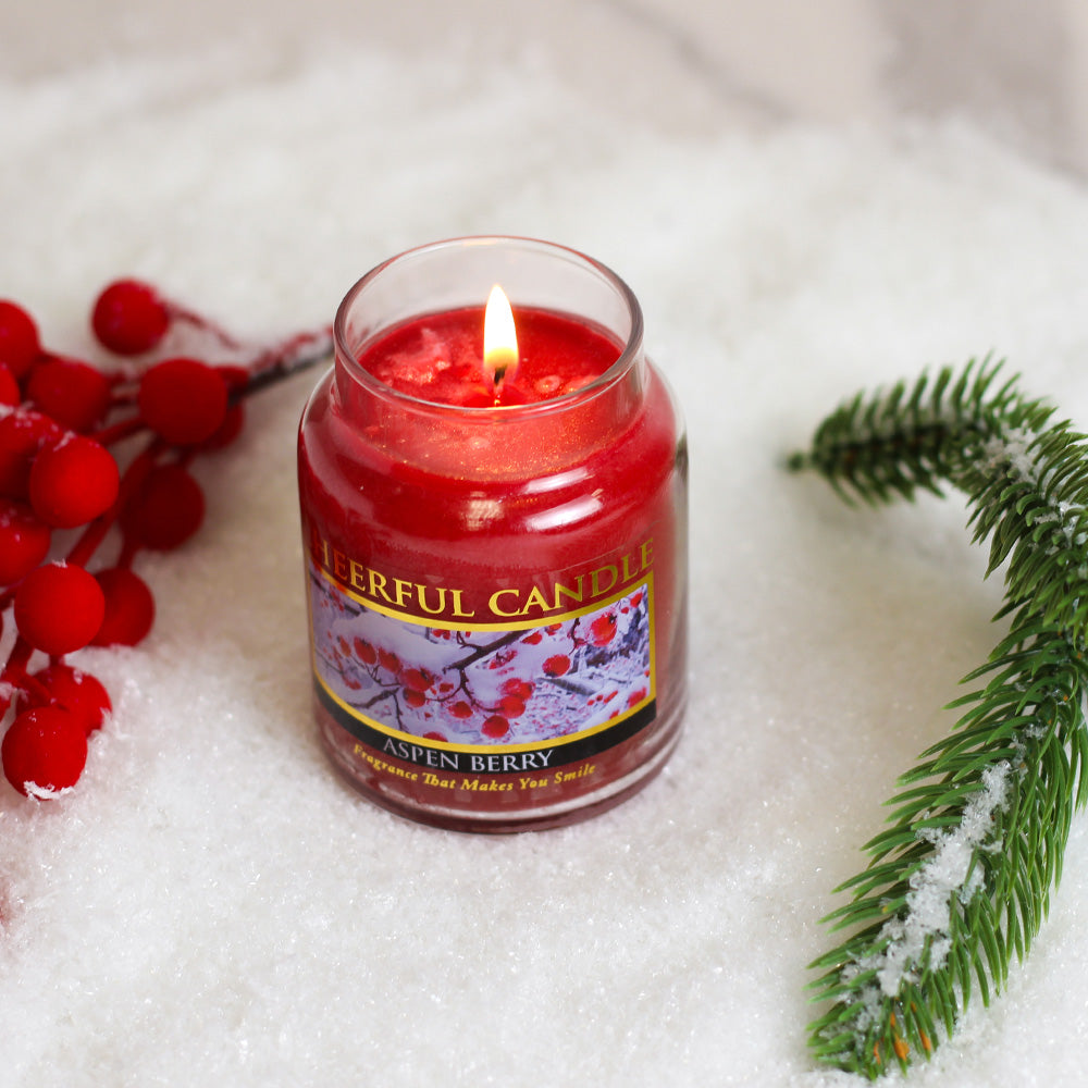 Aspen Berry - 6 oz Cheerful Candle