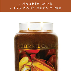 Aunt Kook's Apple Cider - 24 oz Cheerful Candle