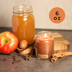 Aunt Kook's Apple Cider - 6 oz Baby Candle