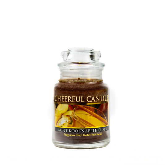 Aunt Kook's Apple Cider - 6 oz Cheerful Candle