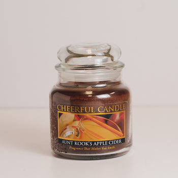 Aunt Kook's Apple Cider - 16 oz Cheerful Candle