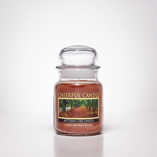 Autumn Orchards Scented Candle - 6 oz, Single Wick, Cheerful Candle