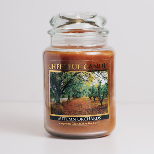 Autumn Orchards - 24 oz Cheerful Candle