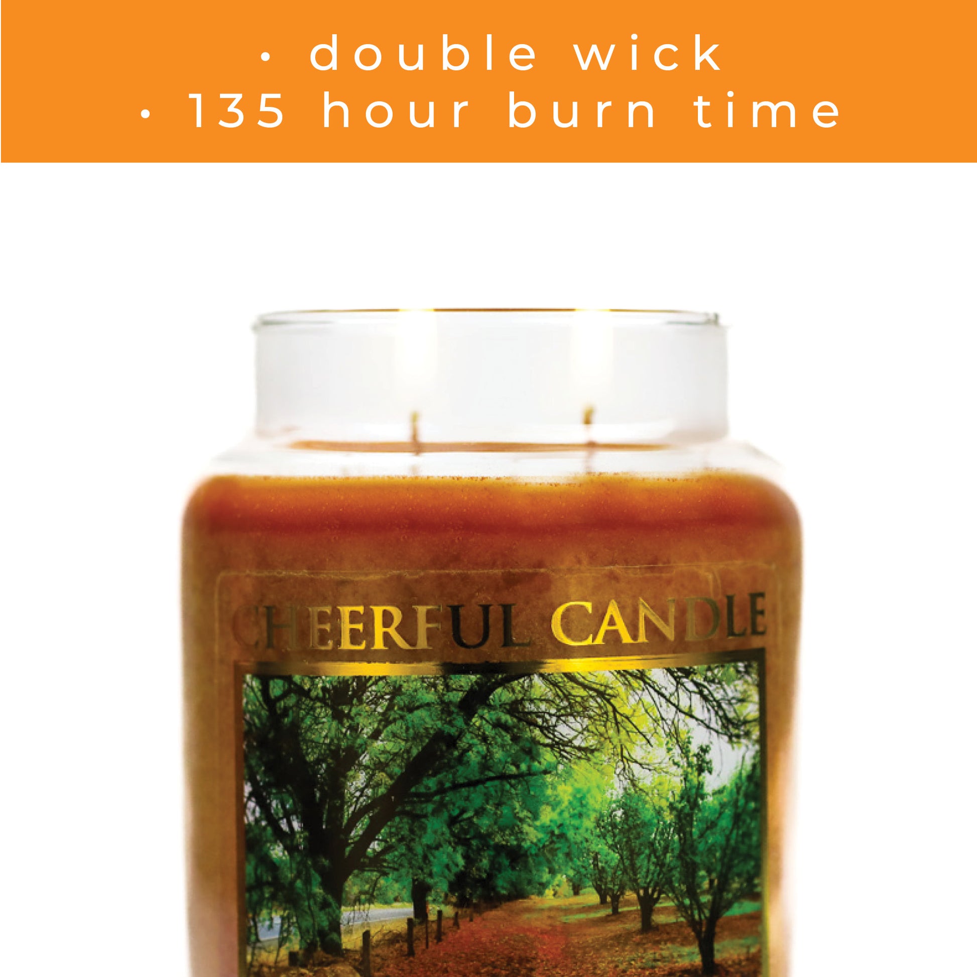 Autumn Orchards - 24 oz Cheerful Candle