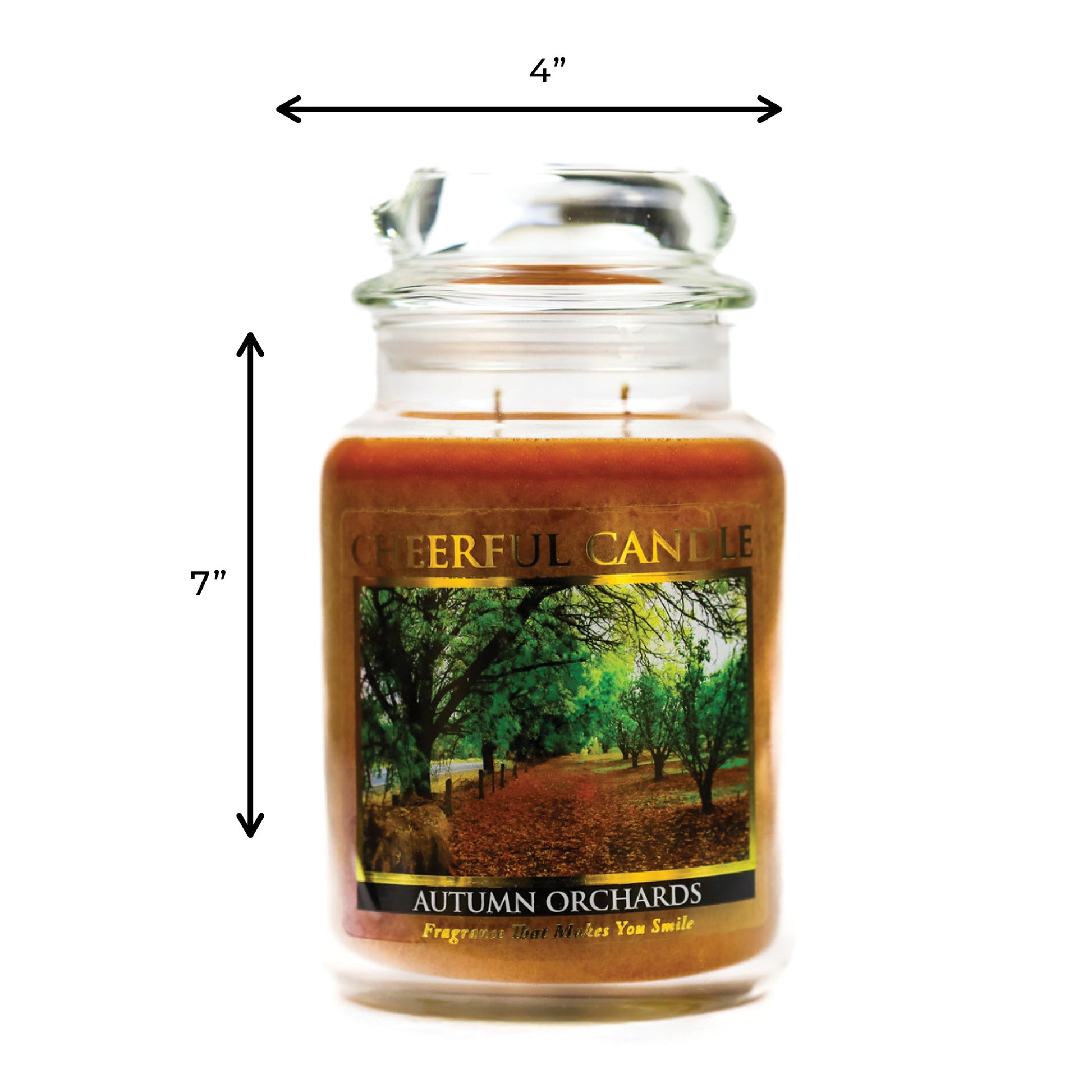Autumn Orchards - 24 oz Cheerful Candle
