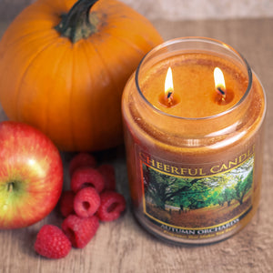 Autumn Orchards - 24 oz Cheerful Candle