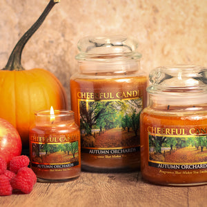 Autumn Orchards - 24 oz Cheerful Candle