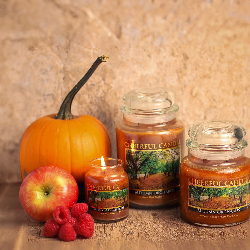 Autumn Orchards - 16 oz Cheerful Candle