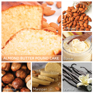 Almond Butter Pound Cake - 6 oz Cheerful Candle