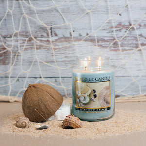 Baked on the Beach Scented Candle -24 oz, Double Wick, Cheerful Candle