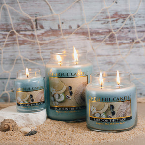 Baked on the Beach Scented Candle - 6 oz, Single Wick, Cheerful Candle