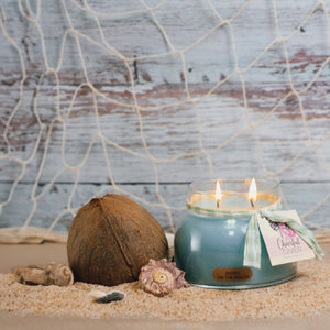 Baked on the Beach Scented Candle - 22 oz, Double Wick, Mama Jar